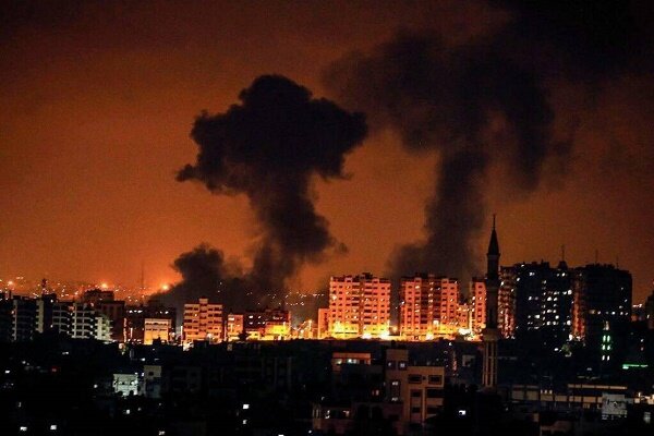 حملات هوایی و زمینی رژیم صهیونیستی به نوار غزه