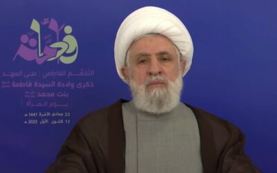 شیخ نعیم قاسم: هرگز سلاح خود را زمین نمی‌گذاریم